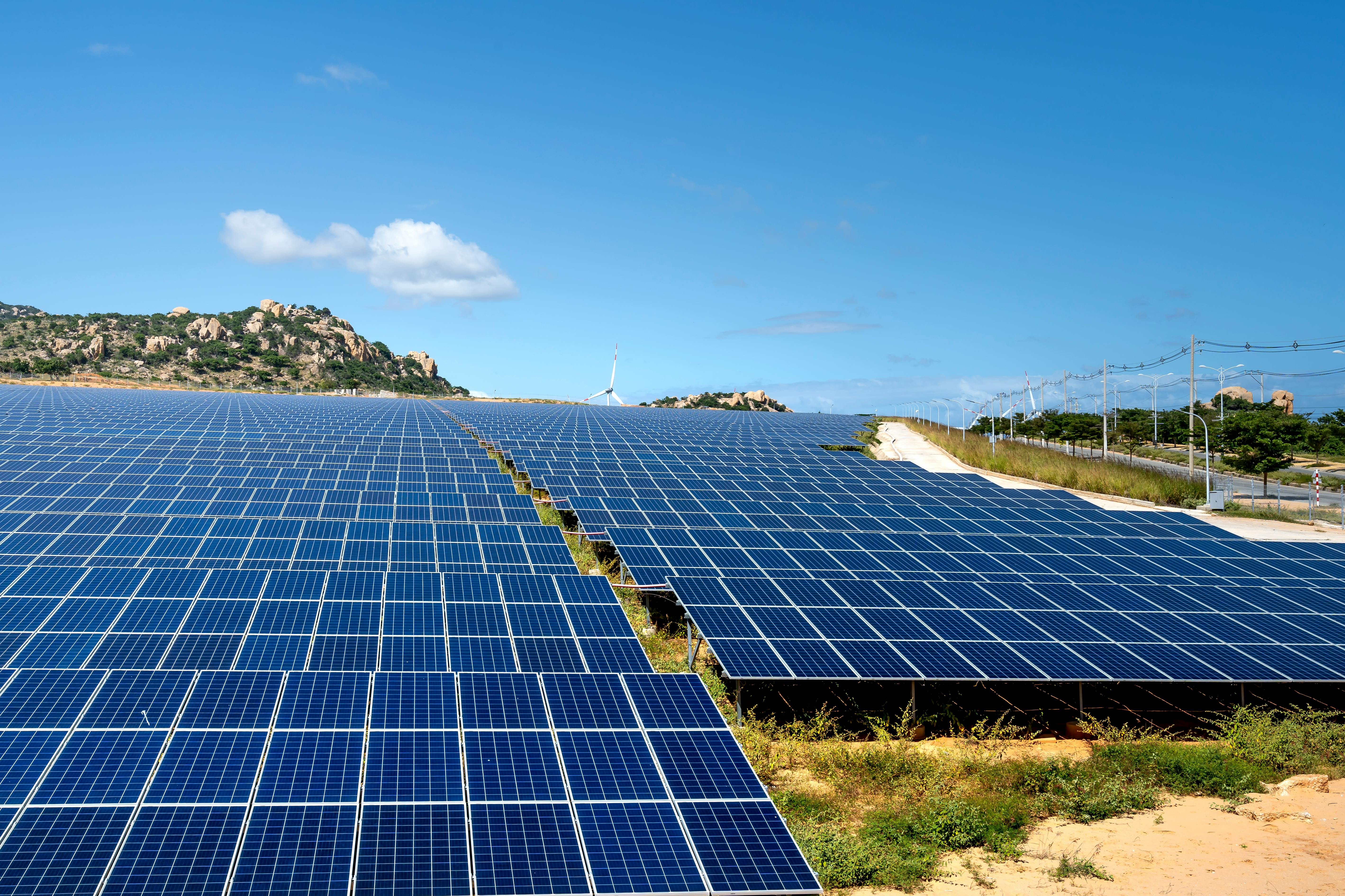 Sistema moderno de energia solar